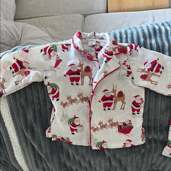 Pottery Barn Kids Santa and Reindeer Pajamas - Picture 3 of 3